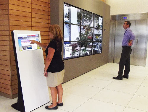 Borne interactive commerce